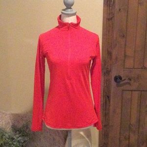 Columbia Red Half Zip Top